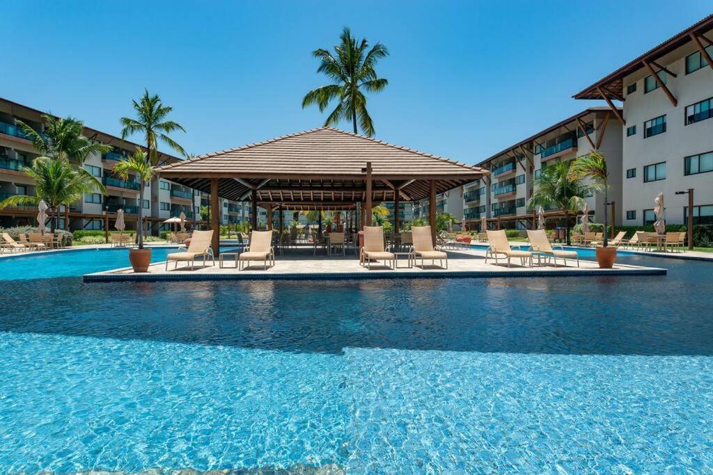 Cupe Flat Vista Mar No La Fleur Polinesia - Muro Alto - Porto De Galinhas מראה חיצוני תמונה