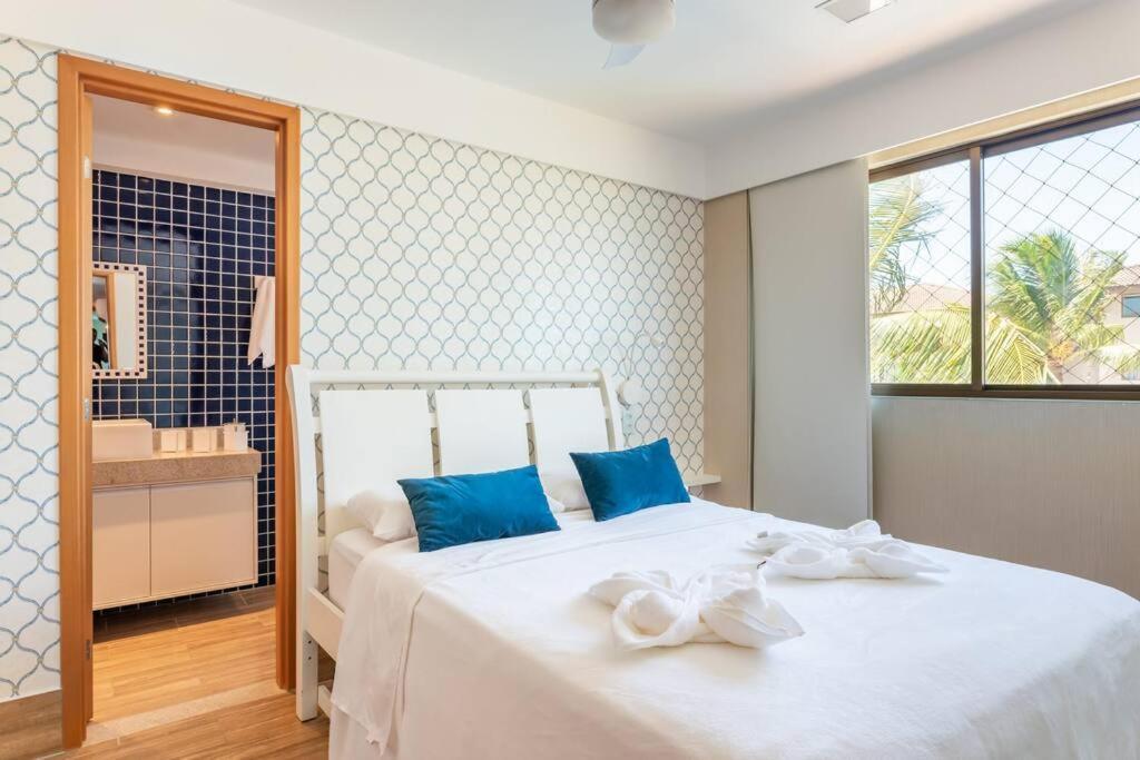 Cupe Flat Vista Mar No La Fleur Polinesia - Muro Alto - Porto De Galinhas מראה חיצוני תמונה
