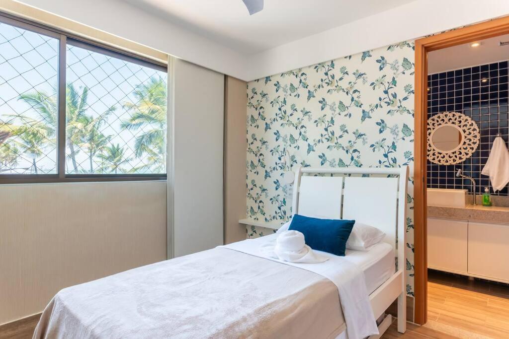 Cupe Flat Vista Mar No La Fleur Polinesia - Muro Alto - Porto De Galinhas מראה חיצוני תמונה